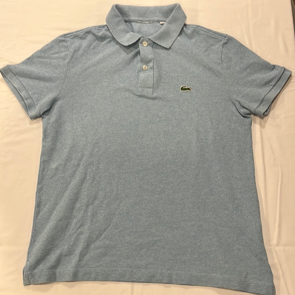 Light blue Lacoste Polo T-Shirt | Size: Medium